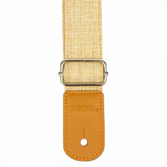 Sangle pour Ukulélé en coton beige Cascha