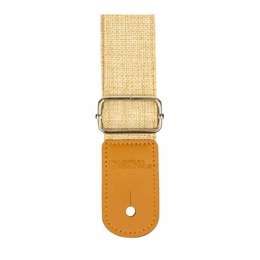 Sangle pour Ukulélé en coton beige Cascha