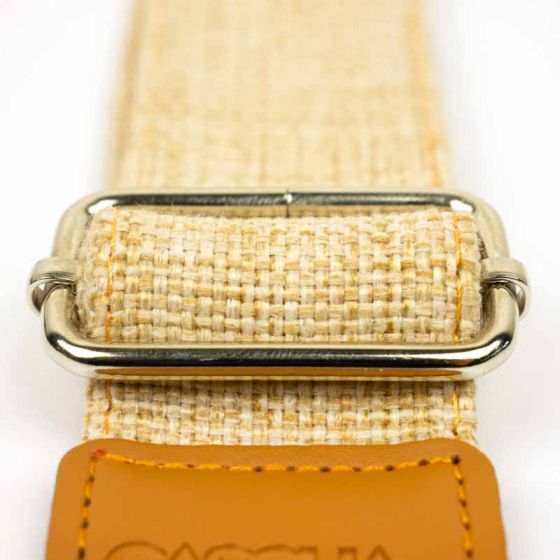 Sangle pour Ukulélé en coton beige Cascha