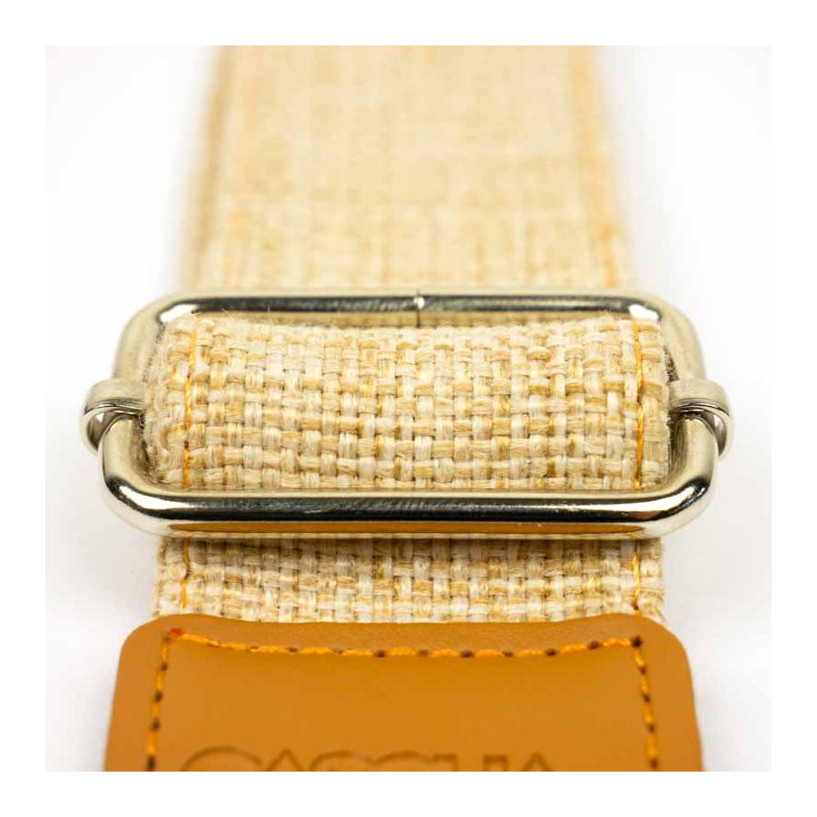Sangle pour Ukulélé en coton beige Cascha