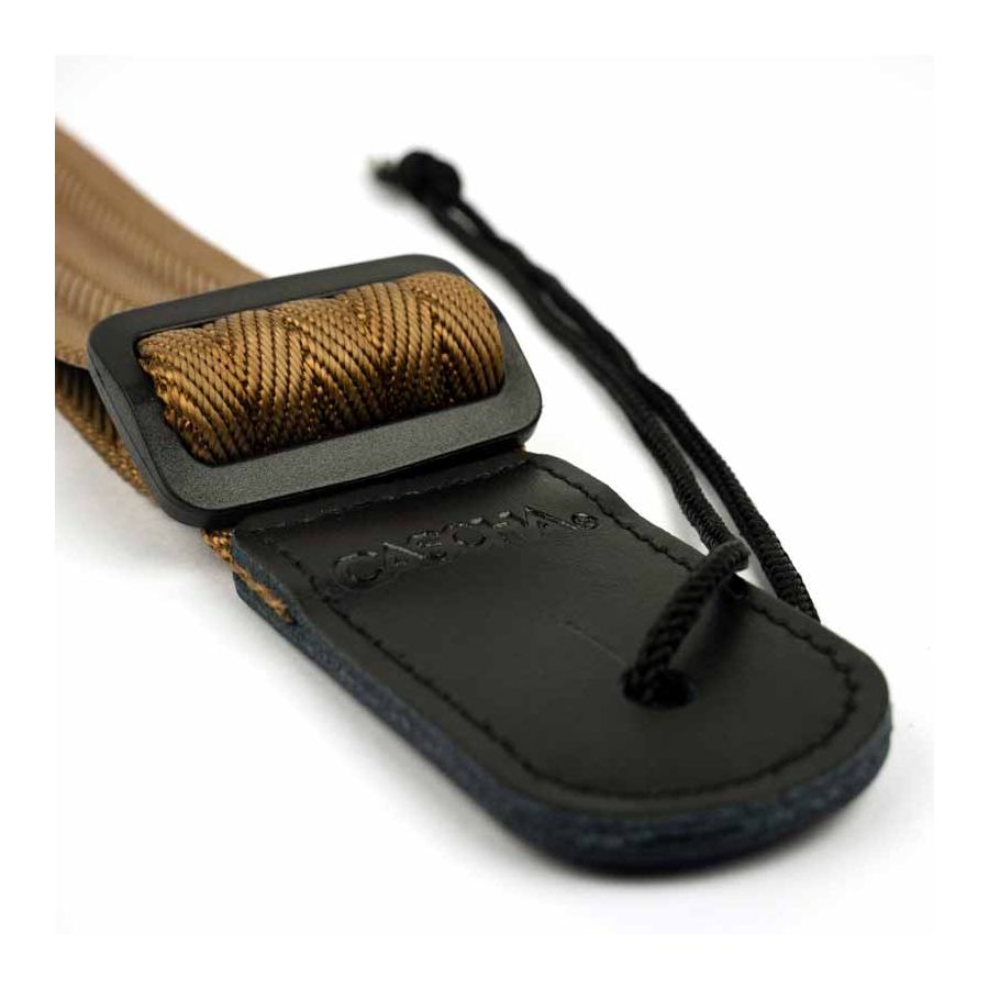 Sangle pour Ukulélé en nylon marron Cascha