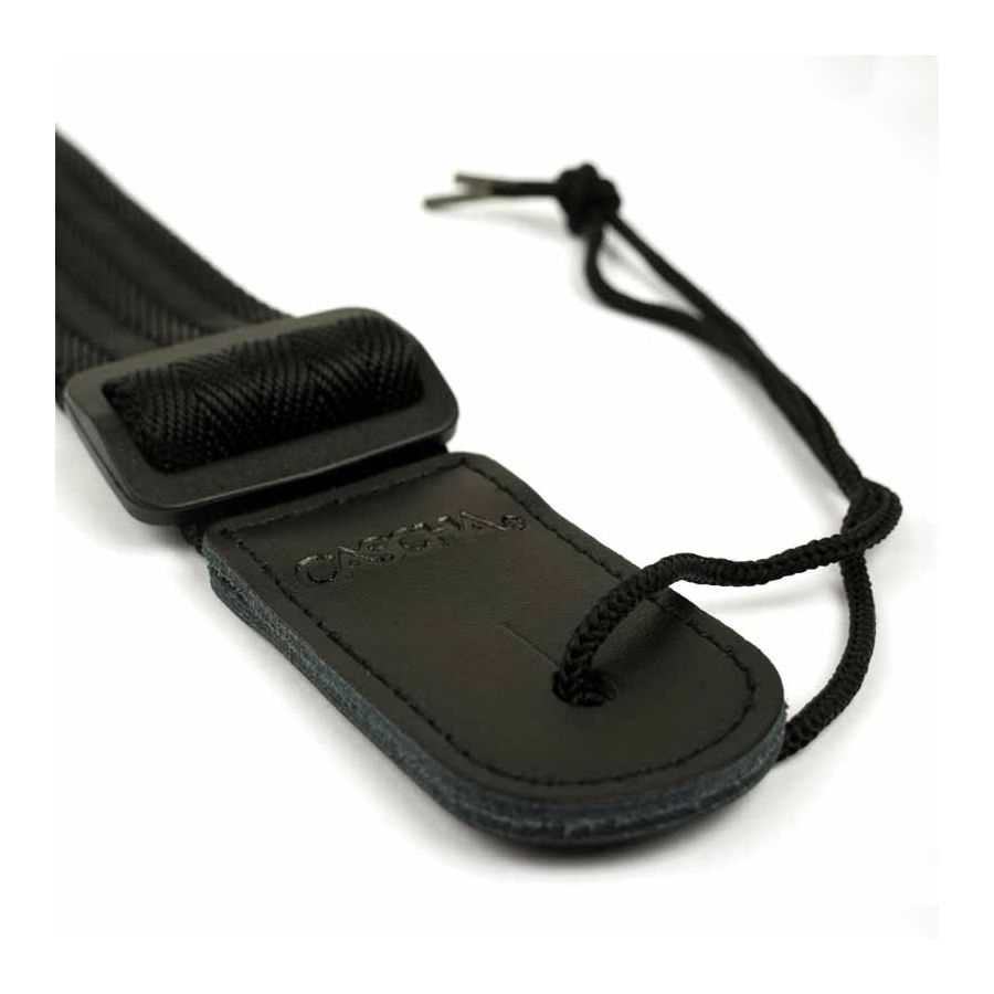 Sangle pour Ukulélé en nylon noir Cascha