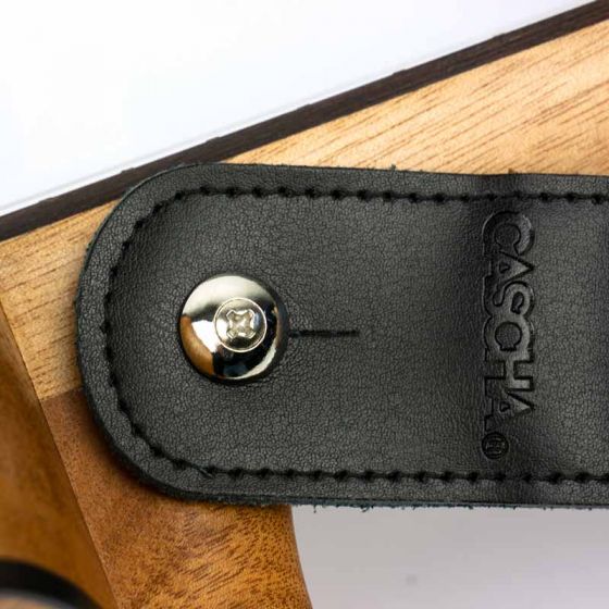 Sangle pour Ukulélé en nylon noir Cascha
