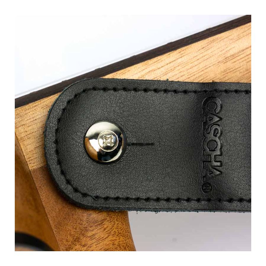 Sangle pour Ukulélé en nylon noir Cascha