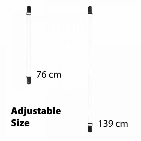 Sangle pour Ukulélé en polyester-coton blanc Cascha