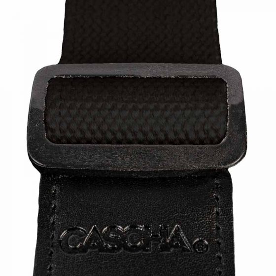 Sangle pour Ukulélé en polyester-coton noir Cascha
