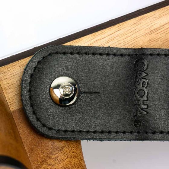 Sangle pour Ukulélé en polyester-coton noir Cascha