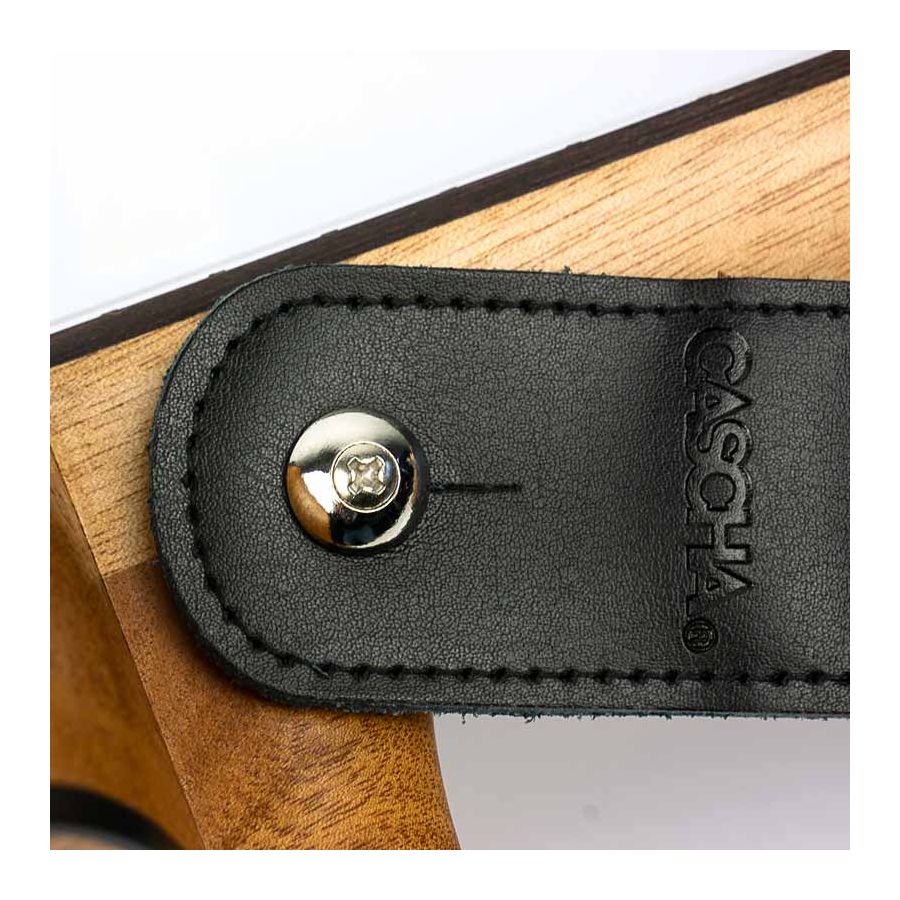 Sangle pour Ukulélé en polyester-coton noir Cascha