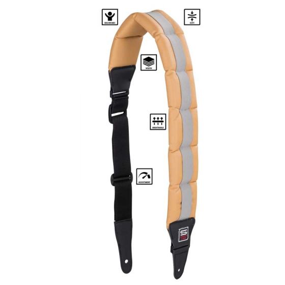 Sangle super matelassée Noir STEFY LINE  SLST201D