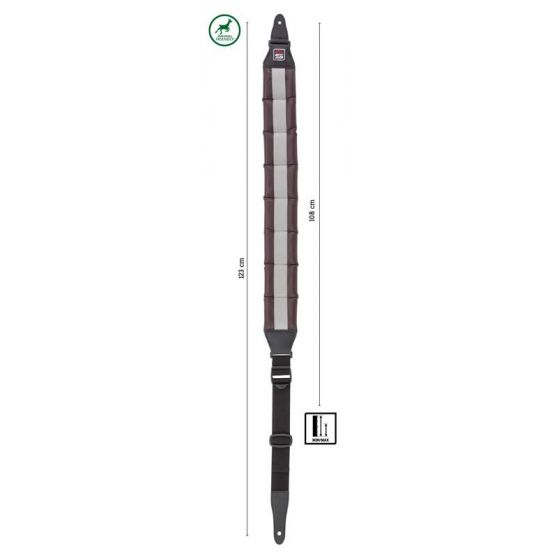 Sangle super matelassée Noir STEFY LINE  SLST201D