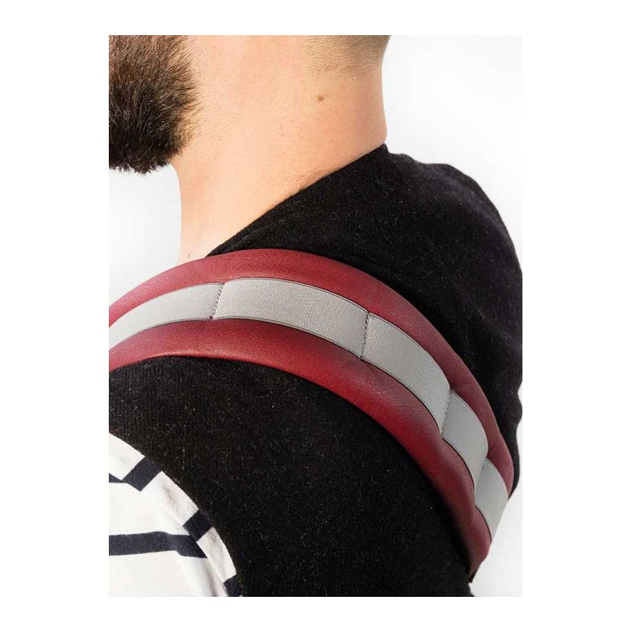 Sangle super matelassée Rouge STEFY LINE  SLST201B