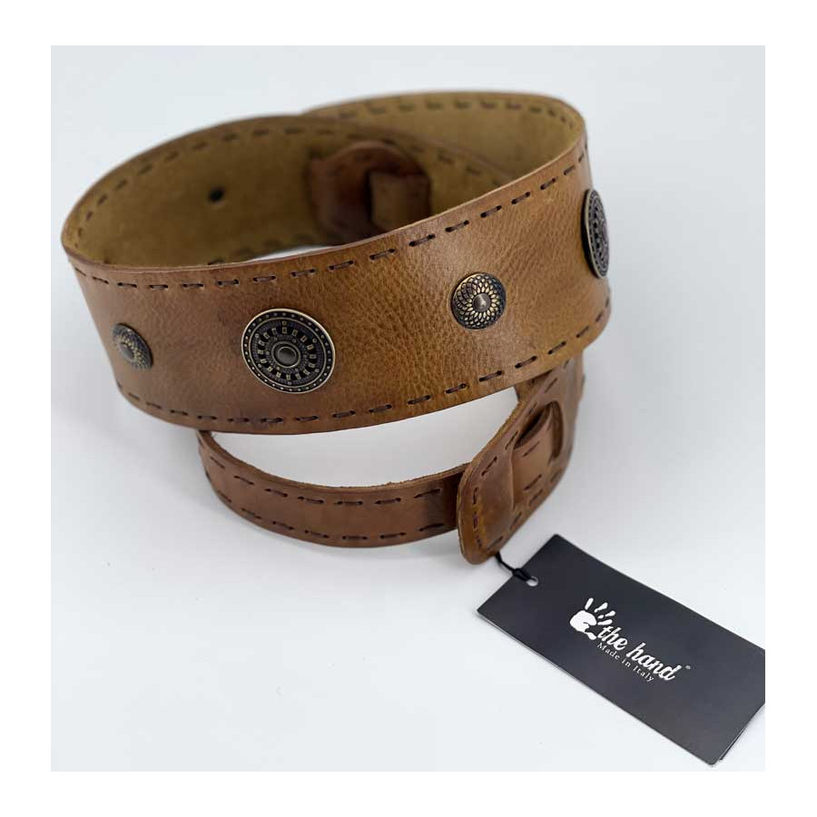 Sangle Classic 03 cuir marron taille XL The Hand Sangle Classic 03 cuir marron taille XL The Hand