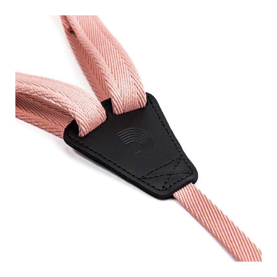 Sangle ukulélé Eco-Comfort corail D'Addario