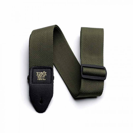 Sangle Polypropylène olive Ernie Ball