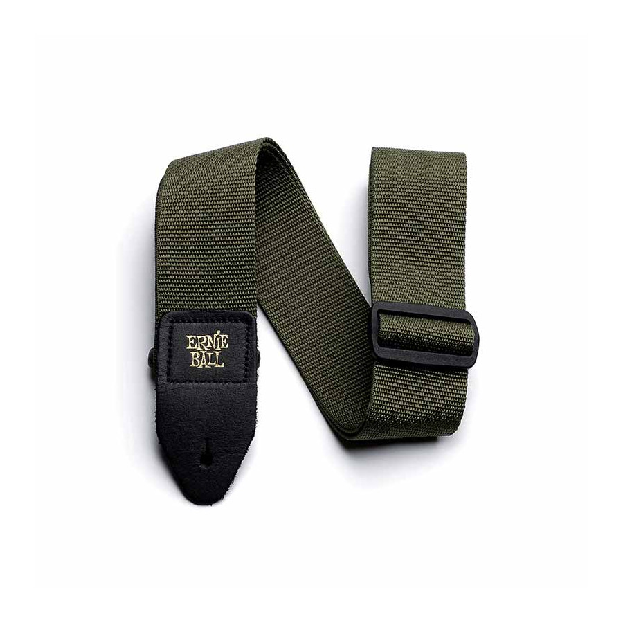 Sangle Polypropylène olive Ernie Ball Sangle Polypropylène olive Ernie Ball