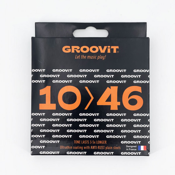Cordes filées guitare électrique Regular 10-46 Groovit