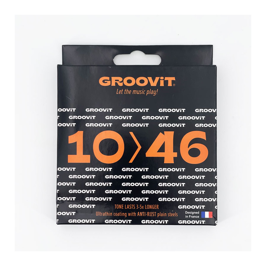 Cordes filées guitare électrique Regular 10-46 Groovit Cordes filées guitare électrique Regular 10-46 Groovit