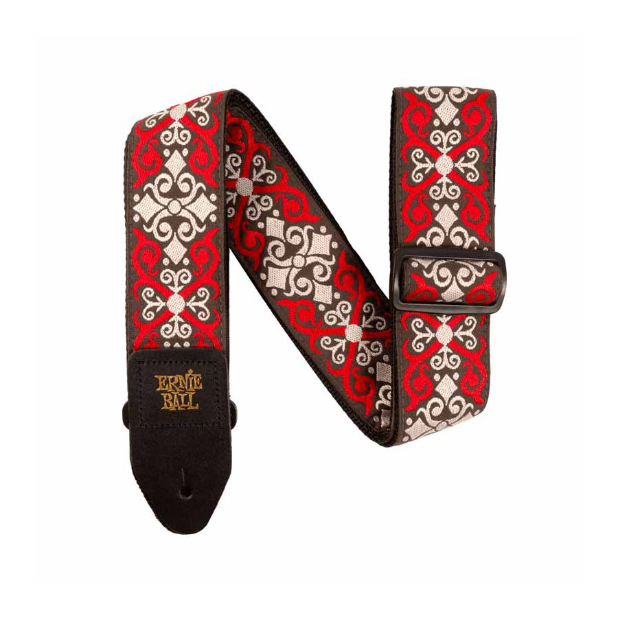 Sangle Jacquard Red Trellis Ernie Ball Sangle Jacquard Red Trellis Ernie Ball