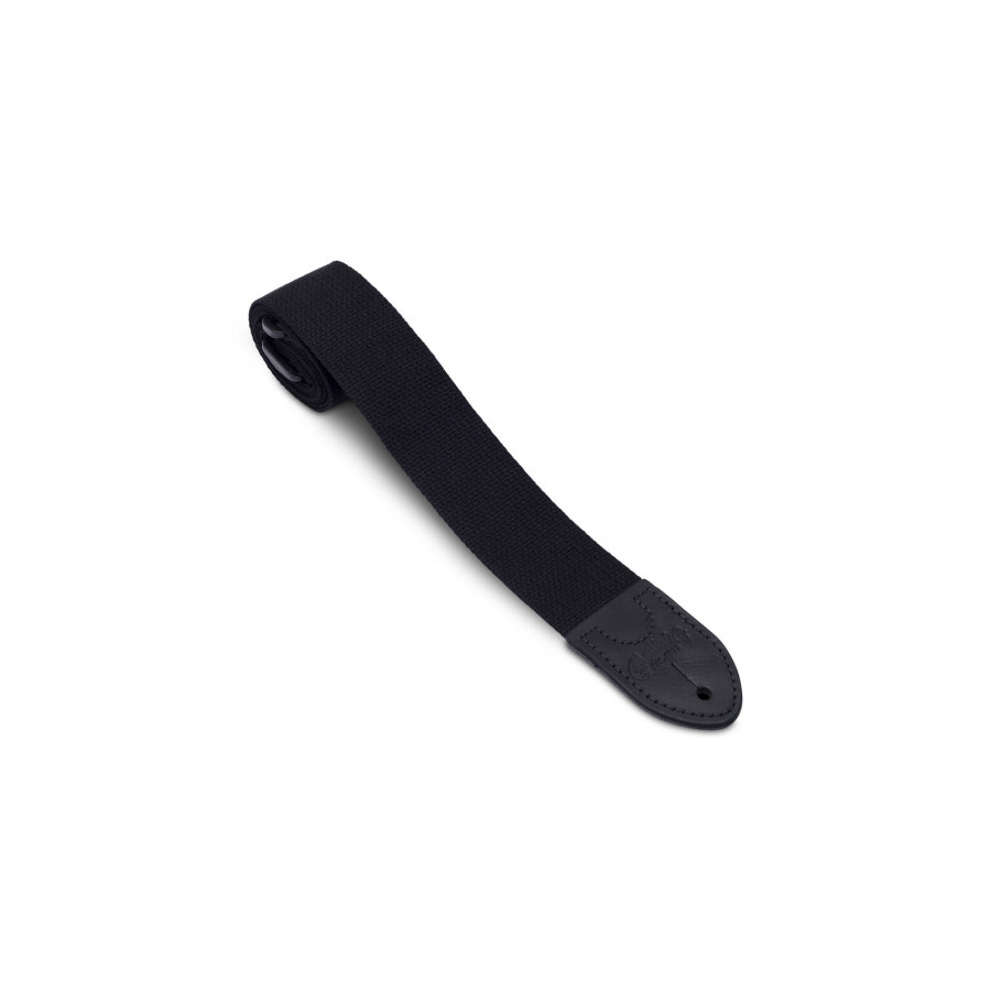 Sangle coton et renforts cuir noir Martin & Co