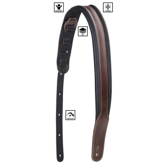 Sangle en véritable cuir Italien Naturel STEFY LINE Broadway SLST101B