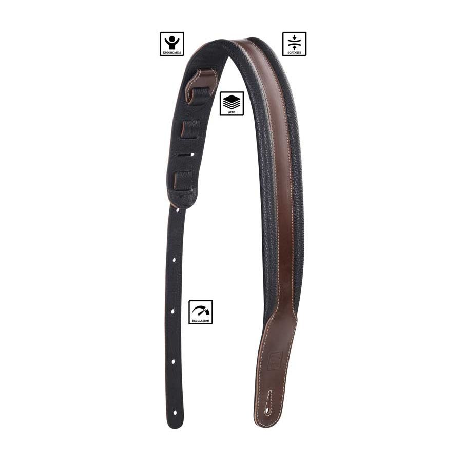 Sangle en véritable cuir Italien Naturel STEFY LINE Broadway SLST101B