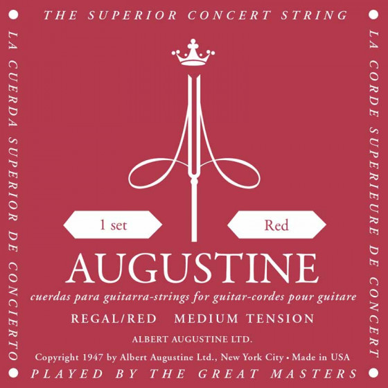 Cordes guitare classique Augustine Régal-Rouge