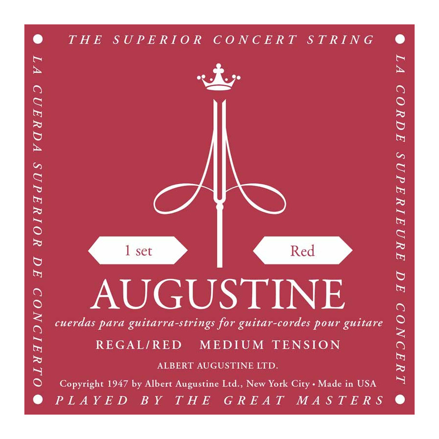 Cordes guitare classique Augustine Régal-Rouge Cordes guitare classique Augustine Régal-Rouge