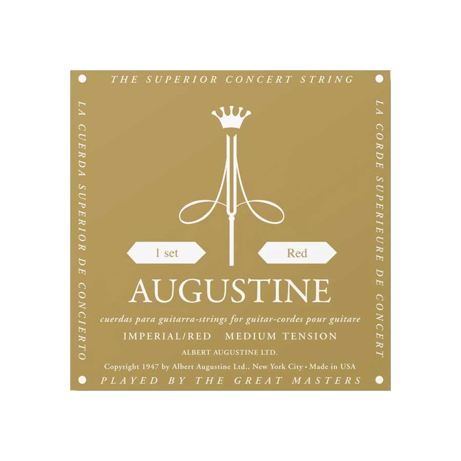 Cordes guitare classique Augustine Impérial-Rouge Cordes guitare classique Augustine Impérial-Rouge