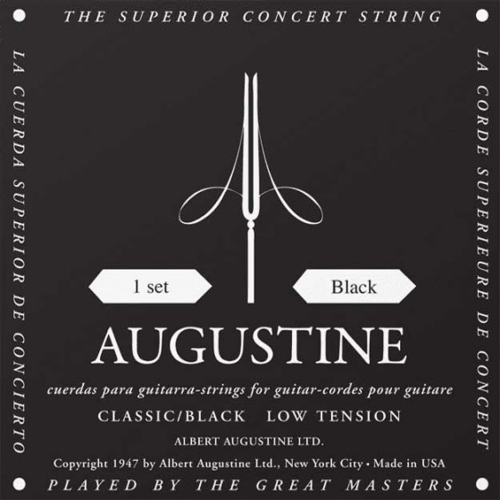 Cordes guitare classique Augustine Classique-Noir