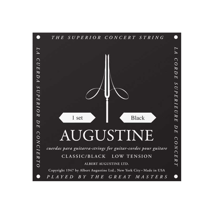 Cordes guitare classique Augustine Classique-Noir