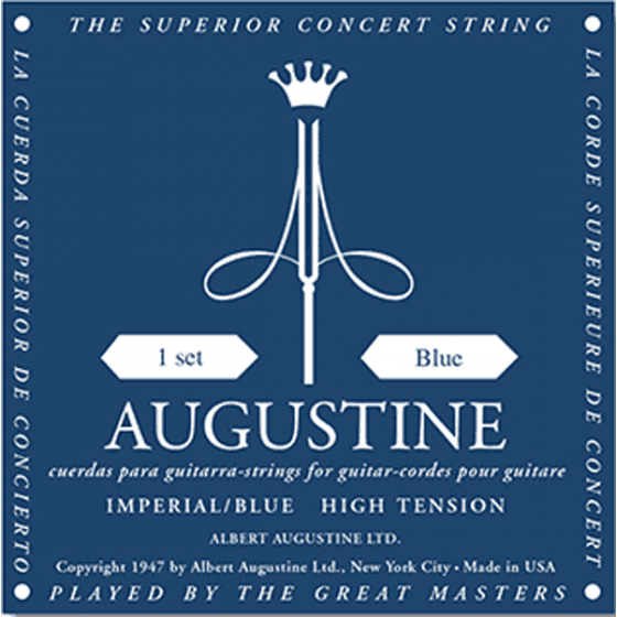 Cordes guitare classique Augustine Impérial-Bleu