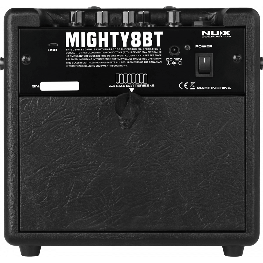 Ampli guitare portable 8 watts bluetooth NUX