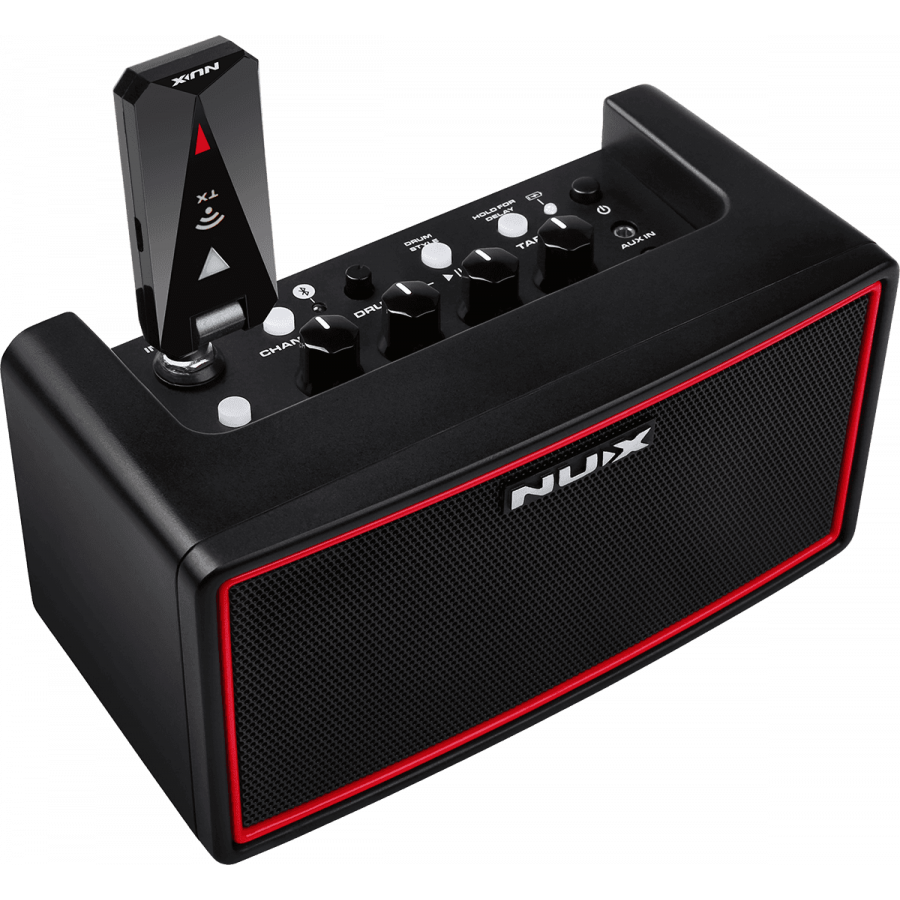 Ampli guitare 2x4W + émetteur 2,4 GHz NUX Instrument Guitare/Basse  Connection Bluetooth Oui Puissance 8 Watts