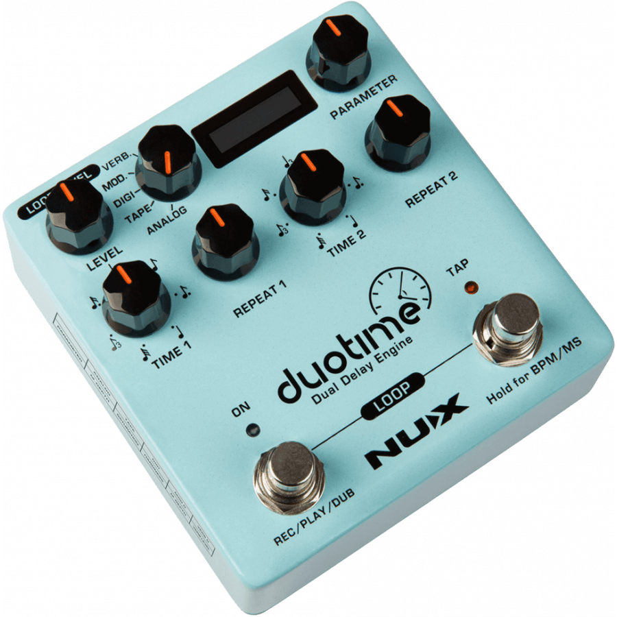 Delay stéréo et Looper Duotime NUX Delay stéréo et Looper Duotime NUX