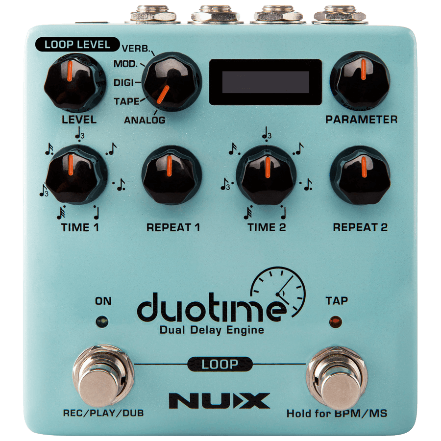 Delay stéréo et Looper Duotime NUX