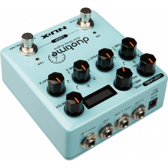 Delay stéréo et Looper Duotime NUX