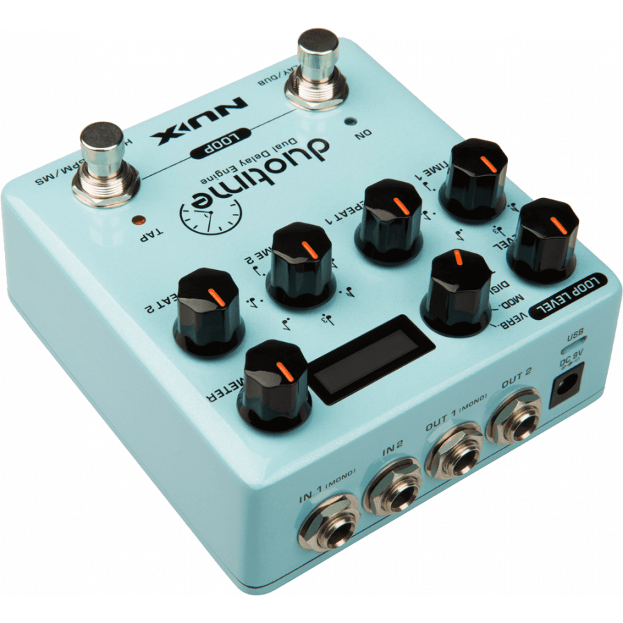 Delay stéréo et Looper Duotime NUX