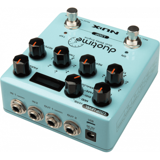 Delay stéréo et Looper Duotime NUX
