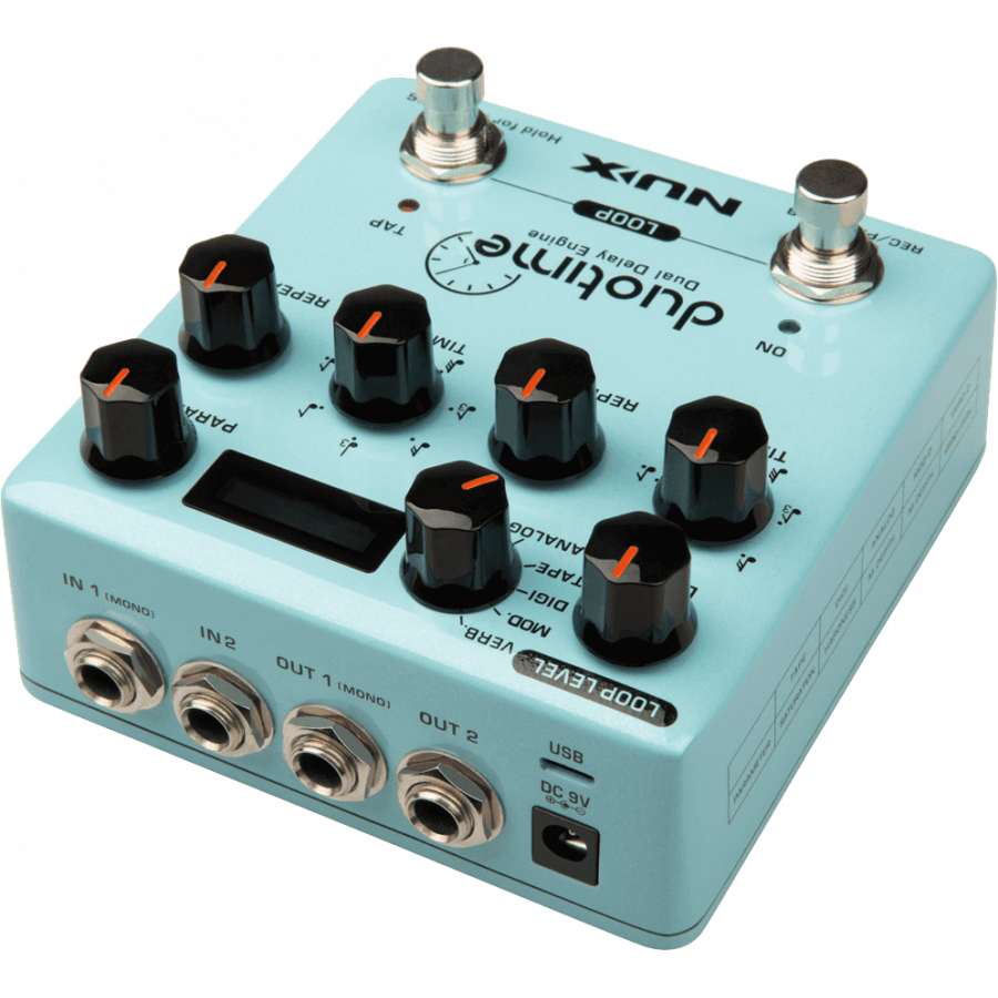 Delay stéréo et Looper Duotime NUX