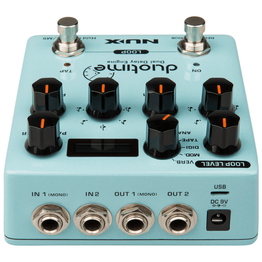 Delay stéréo et Looper Duotime NUX