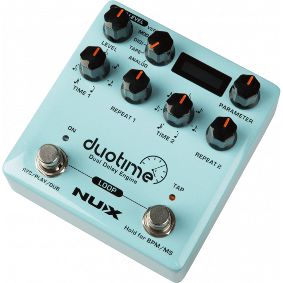 Delay stéréo et Looper Duotime NUX