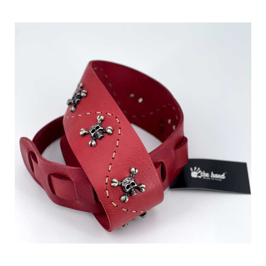 Sangle Classic 05 cuir rouge taille M The Hand Sangle Classic 05 cuir rouge taille M The Hand