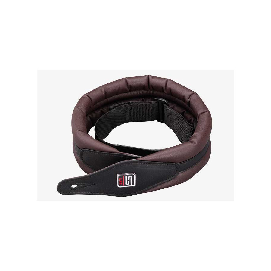 Sangle rembourrée cuir végane Marron STEFY LINE SLST206C Sangle rembourrée cuir végane Marron STEFY LINE SLST206C
