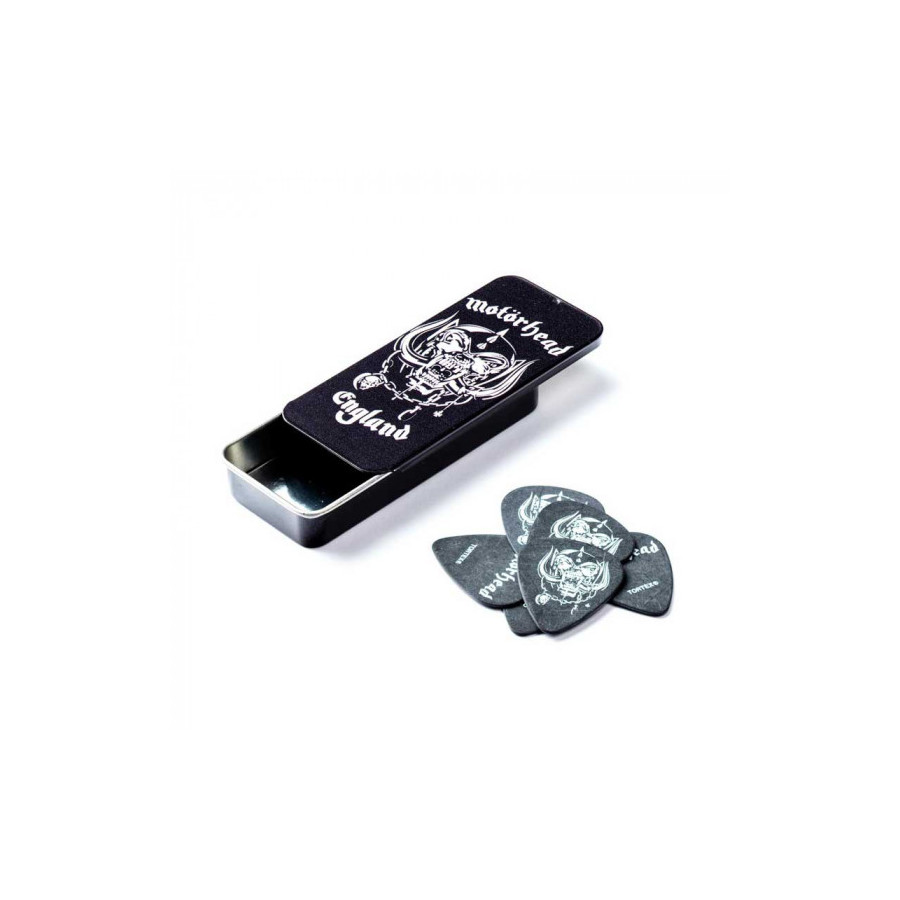 Boite de 6 médiators Médium signature Motörhead 01M