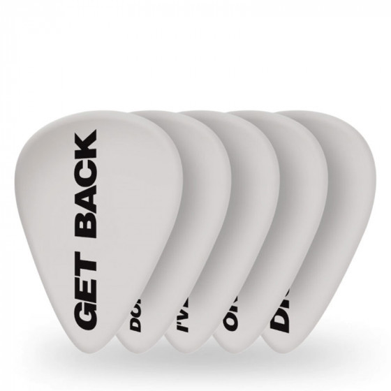 Lot de 10 médiators Light Signature The Beatles Get Back D'Addario