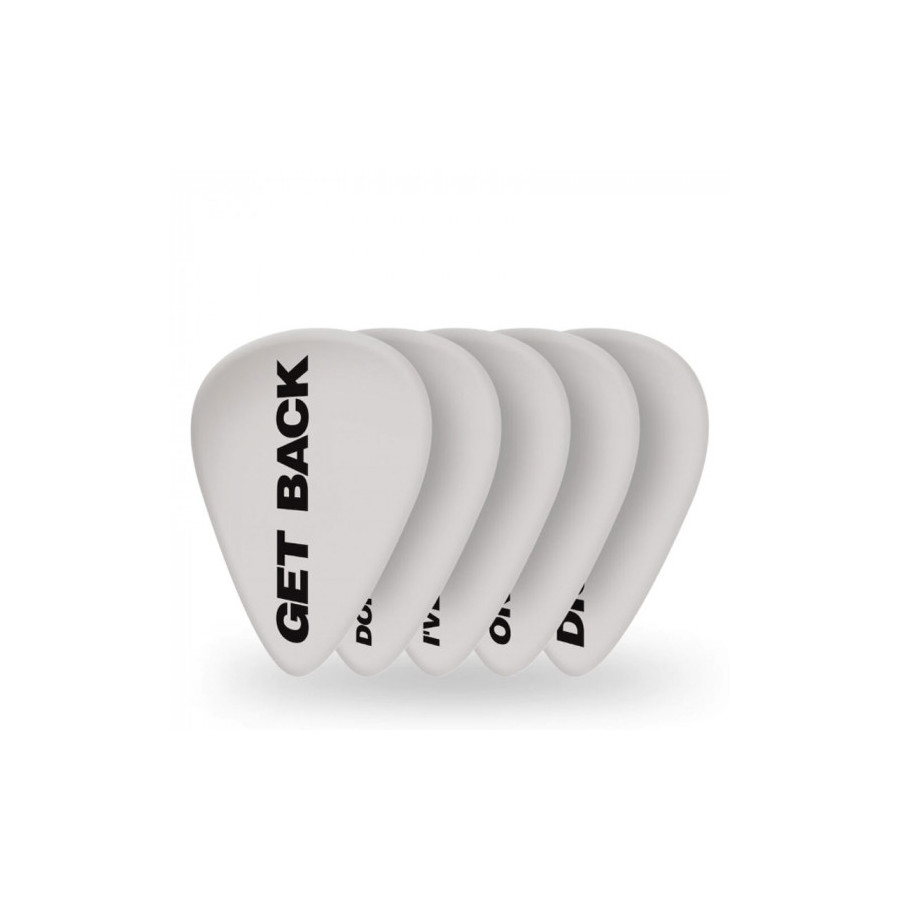Lot de 10 médiators Light Signature The Beatles Get Back D'Addario