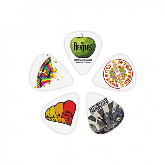 Lot de 10 médiators Light Signature The Beatles album Revolver D'Addario