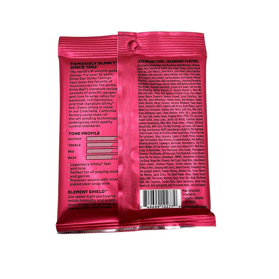 Cordes guitare électrique Burly Slinky Ernie Ball