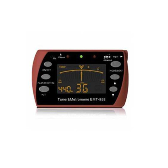 ENO EMT958 Métronome - Accordeur Rouge