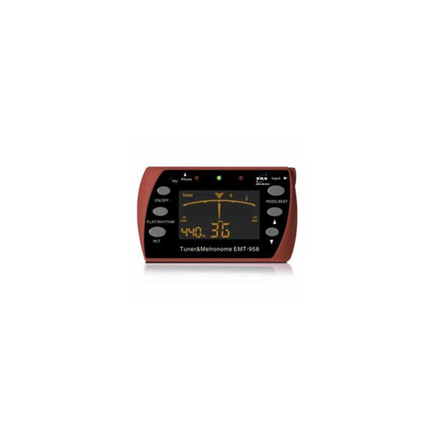 ENO EMT958 Métronome - Accordeur Rouge ENO EMT958 Métronome - Accordeur Rouge